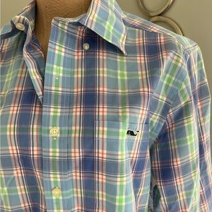 Men’s VINEYARD VINES SLIM FIT TUCKER SHIRT SZE SMALL 100% Cotton